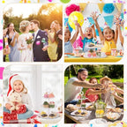 18 Pack Dessert Table Display Set 3 Tiered Tray Stand & Cupcake Holder Display Tower for Cakes, Cupcakes, alternate view 7