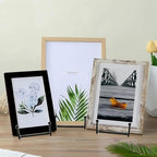 18 pcs 4.5in Plate Stands for Display, Metal Plate Holders Display Stands Can Be Used for Picture Stand, Book, alternate view