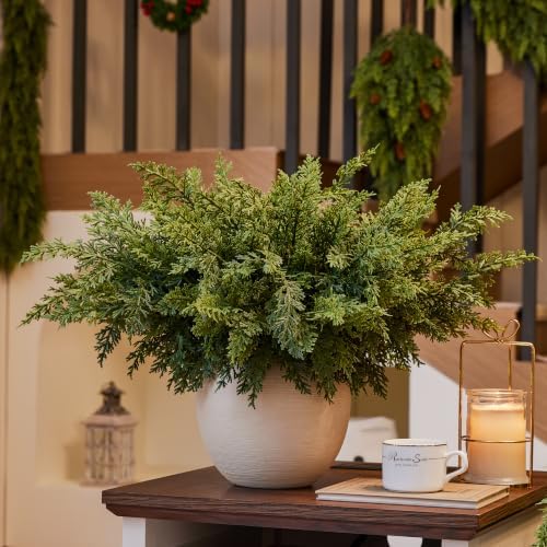 18 PCS Cedar Stems,18-inch Artificial Pine Stems, DIY Handmade Decorative Ornaments, Ideal for Home Decoration, alternate