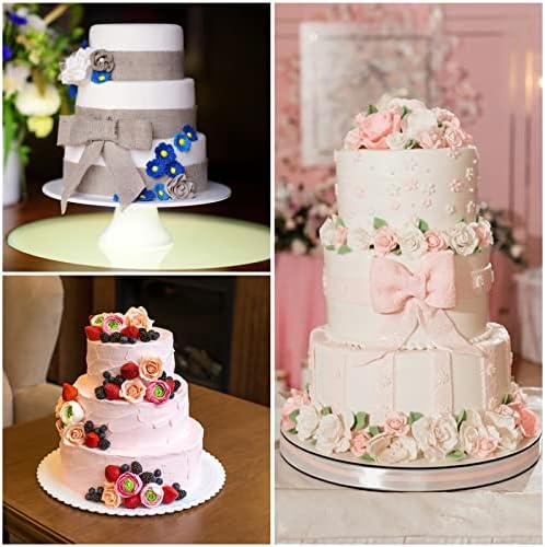 18 Pieces Cake Dowel Rods Set, 15 Pcs Cake Dowels Rods with 3 Pcs Cake Boards 4.72+6.29+7.87 inches Cake Dowels, alternate