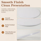 18" Round Cake Drum,1/2" Double‐Wall Corrugated Greaseproof Cake Board Base in White, alternate view 5
