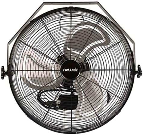 18" Wall Mount Fan, Heavy Duty Industrial Shop and Garage Fan
