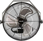 18" Wall Mount Fan, Heavy Duty Industrial Shop and Garage Fan