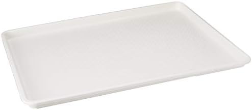 18 x 26 Inch Plastic Tray White in 18 x 26 Inch in White