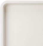 18 x 26 Inch Plastic Tray White in 18 x 26 Inch in White, alternate view 3