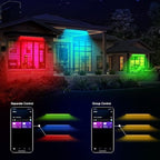 180W RGB Light Bar, RGBCW Wall Washer with APP & RF Remote, IP65 in 40" Adjustable Color(RGB+2700-6500K), alternate view 3