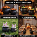 18pc Halloween Cauldron Multipack Assorted- Cauldron Plastic Buckets with Handle - Halloween Party (1) 22" (1), alternate