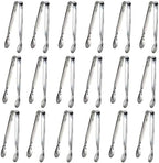 18PCS Mini Tongs for Appetizers, 5Inch Serving Tongs, Ice Tong Appetizer Tong, Small Tongs for Serving Food