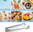 18PCS Mini Tongs for Appetizers, 5Inch Serving Tongs, Ice Tong Appetizer Tong, Small Tongs for Serving Food, alternate view 5