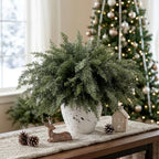 18pcs Real Touch Cedar Branches, 18" Greenery Artificial Realistic Cedar Pine Stems, Real Touch Artificial Pine, alternate