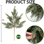 18pcs Real Touch Cedar Branches, 18" Greenery Artificial Realistic Cedar Pine Stems, Real Touch Artificial Pine, alternate