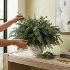 18pcs Real Touch Cedar Branches, 18" Greenery Artificial Realistic Cedar Pine Stems, Real Touch Artificial Pine, alternate
