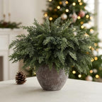 18pcs Real Touch Cedar Branches, 18" Greenery Artificial Realistic Cedar Pine Stems, Real Touch Artificial Pine, alternate