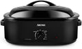 18Qt. Roaster Oven with Self-Basting Lid, Fits 22-lb. Turkey, Adjustable Temperature Settings, Keep Warm