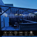 19.6Ft Plug-in 100 LED Connectable Icicle Lights 8 Modes & Timer, Blue in Blue, alternate view 5