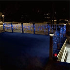 19.6Ft Plug-in 100 LED Connectable Icicle Lights 8 Modes & Timer, Blue in Blue, alternate view 6
