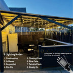 19.6Ft Plug-in 100 LED Connectable Icicle Lights 8 Modes, Timer (Warm White) in Warm White, alternate view 2