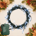 19.7FT 200 LED Battery Operated Firecracker String Lights, Cool White in Cool White