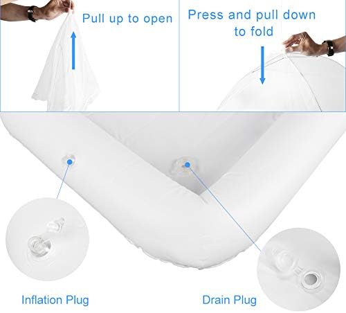 1PCS Inflatable Serving Bars and 3PCS Mesh Food Umbrella Covers Tent for Outdoor, Keep Salads Beverages Ice Cold, alternate