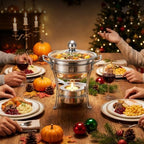 1QT Mini Chafing Dishes for Buffet, 4 Pack Food Warmers for Parties, alternate view 7