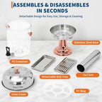 2.2 Gallon Commercial Drink Dispenser with Ice Core, Rose Gold, alternate view 5