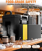 2.5 Gallon Insulated Beverage Dispenser, Thermal Drink Server, alternate view 4