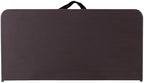 2.83-Foot Bi-Fold Brown Wood Grain Plastic Folding Table, alternate view 6