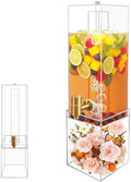 2 Gallon Drink Dispenser for Parties, Beverage Dispenser with Airtight Valve, Large Water Drink Dispenser, Water