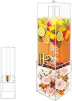 2 Gallon Drink Dispenser for Parties, Beverage Dispenser with Airtight Valve, Large Water Drink Dispenser, Water