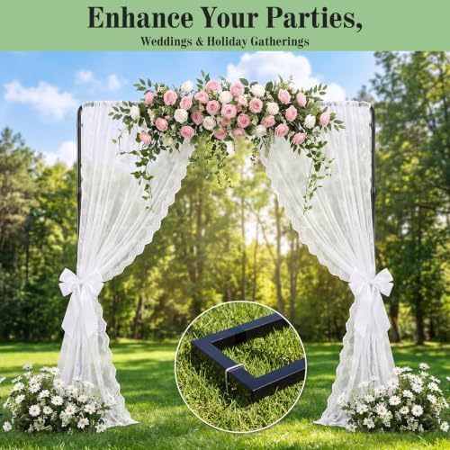 2-in-1 Backdrop Stand, Adjustable Floor & Tabletop Banner Holder, alternate view 5