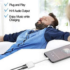 2-in-1 Lighting to 3.5mm Headphone Jack Adapter [Apple MFi Certified], alternate view 6