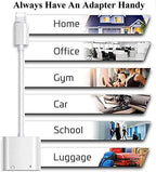 2-in-1 Lighting to 3.5mm Headphone Jack Adapter [Apple MFi Certified], alternate view 7