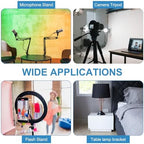 2" Metal Extension Rod, 2 Pcs 1/4"-20 Female to Male Thread 0.31" Aluminum Alloy Lightweight Stabilizer, alternate view 6