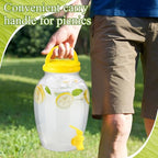 2 Pack 1.16 Gallon Drink Beverage Dispenser with Stand for Parties Plastic Water Lemonade Juice Dispenser with, alternate