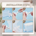 2 Pack 1.3 Gallon Fridge Drink Dispenser with Spigot, Leak-proof Plastic Beverage Drink Dispenser Refrigerator, alternate