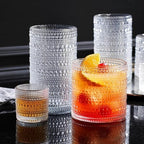 2 PACK-1 Gallon Glass Drink Dispensers for Parties, Hobnail Drink Dispenser, Beverage Dispenser with Stand and, alternate