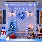 2 Pack 100 LED Blue and White Christmas Lights, alternate view 6