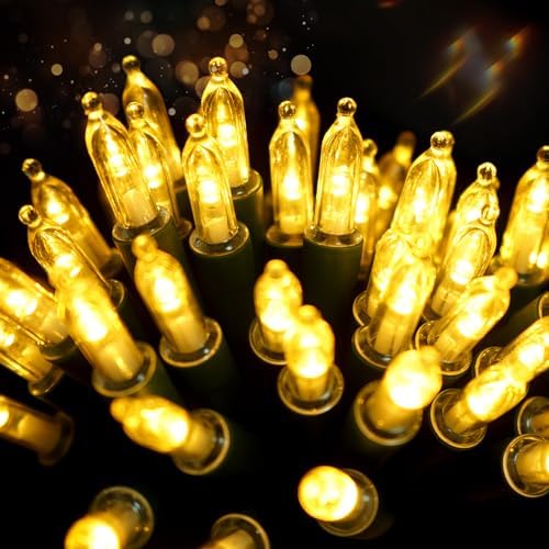 2 Pack 100 LED Outdoor Christmas Lights, 35FT Battery Operated Mini String Lights with 8 Modes & Timer Xmas Tree, alternate