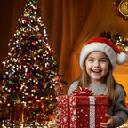 2 Pack 100 LED Outdoor Christmas Lights, 35FT Battery Operated Mini String Lights with 8 Modes & Timer Xmas Tree, alternate