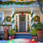 2 Pack 100 LED Red White and Green Christmas Lights, alternate view 6