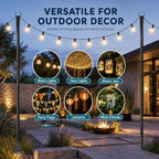 2 Pack 10FT String Light Poles, alternate view 4