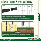 2 Pack 10FT String Light Poles with Shepherd's Hook, alternate view 4