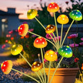 2 Pack 12 LED Solar Mushroom Lights for Outside Outdoor Decor