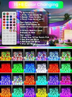 2 Pack 132FT 400LED RGB Color Changing String Halloween Lights with Remote, alternate view 3