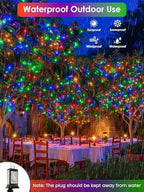 2 Pack 132FT 400LED RGB Color Changing String Halloween Lights with Remote, alternate view 4