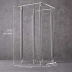 2-Pack 15.75-Inch Clear Acrylic Flower Stands in 23.75 INCH in Clear, alternate view 3