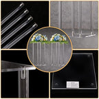 2-Pack 15.75-Inch Clear Acrylic Flower Stands in 23.75 INCH in Clear, alternate view 5