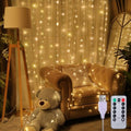 2 Pack 195LED Curtain Tapestry Backdrop String Lights
