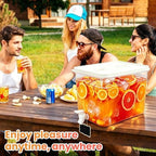 2 Pack 2.3 Gallon Drink Dispenser for Fridge with Spigot, Beverage Container Leak Proof Lids Filter Screen, alternate view 2