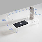 2 Pack 2-Tier Clear Acrylic Display Stand Display Shelf for Dessert Jewels Figurines, Clear Cupcake Stand - 2, alternate view